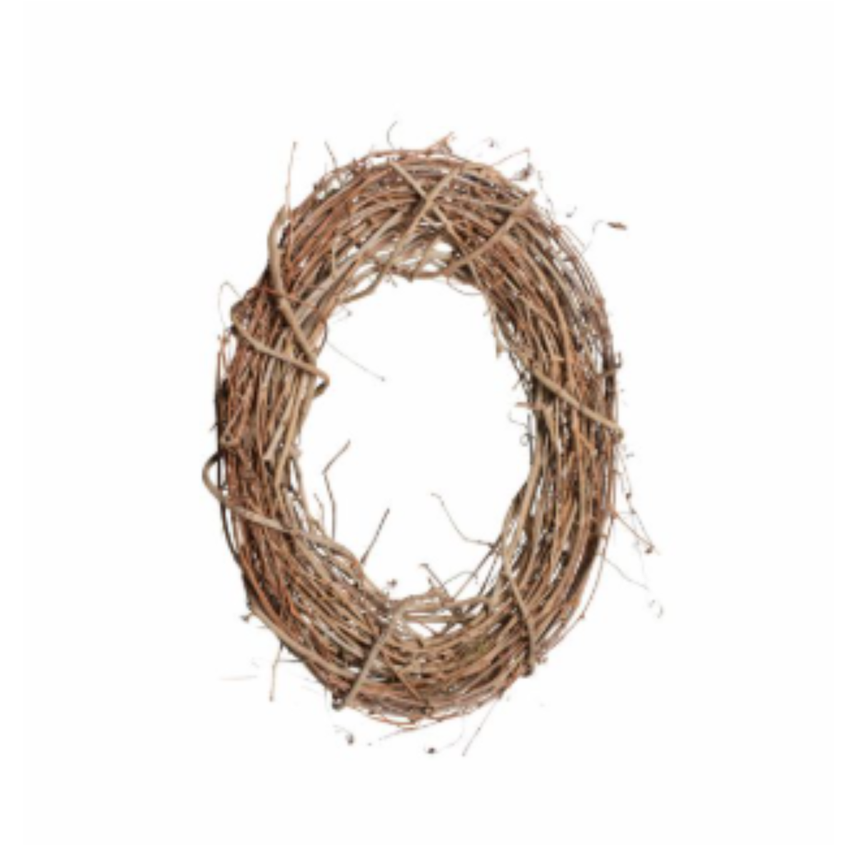 Oval Grapevine Wreath Base 18 Inch, Home Decor, Made in USA
