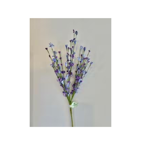 20" Purple Foam Blossom Spray, Wreath Embellishment, Wreath Supplies, Home Decor, Greenery, DIY Craft Supply