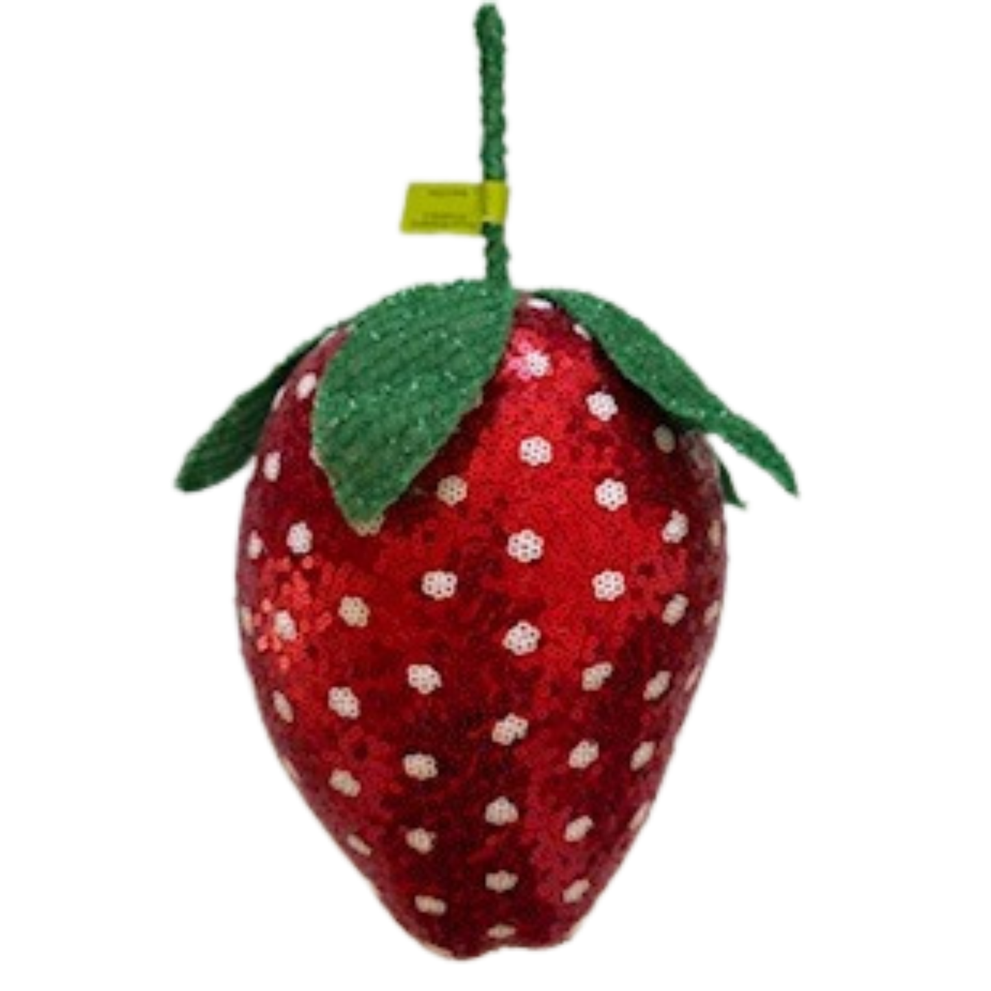 Oversized Sequin Strawberry Wreath Attachment, Valentine, Summer, Spring Wreath Embellishment, DIY Supplies, Wreath Making