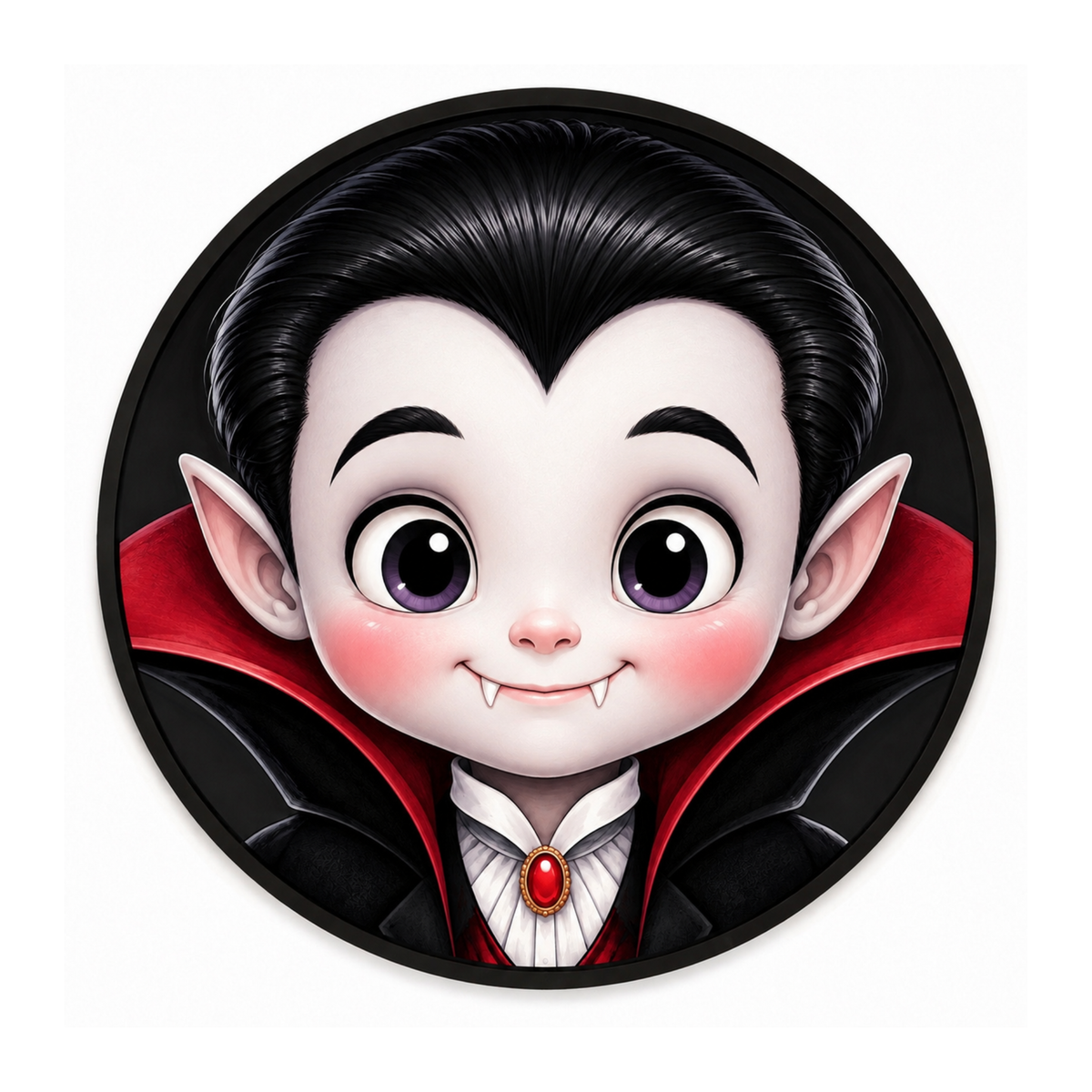 10" Vampire Face Sign, Metal Wreath Sign, Halloween Sign Home Decor